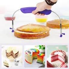 Bolo Layererer Bolo Slicer Wilton Wilton Mesmo Estilo Ferramenta de Separação de Bolo de Aço Inoxidável