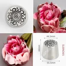 SL65 Novo Estilo Russo Decoração de Bolo de Grandes Dimensões Dia das Mães Purê de Batata Decoração de Aço Inoxidável Pa