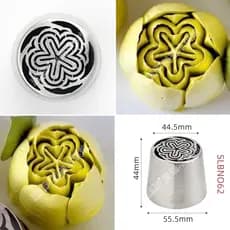 SL62-Oversized russo decoração boca grande rosa creme de doces fosco purê de batatas cozimento DIY decoração espremer bo