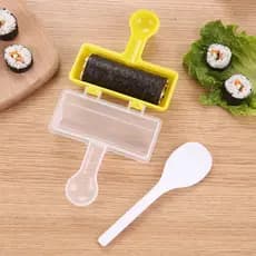 Molde portátil de bola de arroz para sushi, ferramenta de bola de arroz com manivela manual para bebês, faça você mesmo,