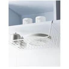 Sob o armário de cozinha pendurado cesta dormitório instalação-livre guarda-roupa em camadas prateleira divisória cabece