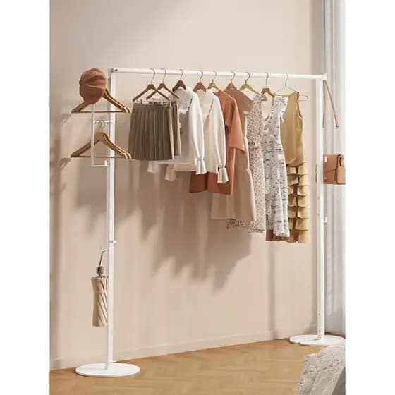 YAMAZAKI YAMAZAKI Mesmo estilo Rack de secagem retrátil de chão doméstico criativo cabide dobrável de dupla utilização