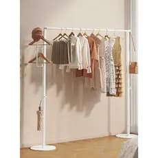 YAMAZAKI YAMAZAKI Mesmo estilo Rack de secagem retrátil de chão doméstico criativo cabide dobrável de dupla utilização