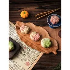 2025 Mooncake molde novo estilo leão-despertar Ruyi bloqueio pele de neve Mung feijão bolo doméstico mão-Push tipo paste