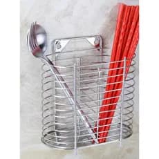 Suporte de pauzinho de aço inoxidável cozinha doméstica novo estilo cesta dreno gaiola rápida colher Rack de armazenamen