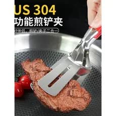 Fritar peixe espátula 304 aço inoxidável engrossado cozinha multifuncional espátula bife clipe peixe frito grelhado maca