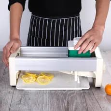 Fatiador de limão ajustável, fatiador de frutas, fatiador de laranja, fatiador de maçã, divisor multifuncional de frutas