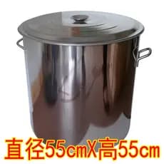 Balde de sopa de aço inoxidável de 55 cm Balde de Material Balde de armazenamento de aço inoxidável Balde de panela de a
