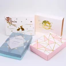 Festival do Meio Outono 63-80 Mooncake Box 4 Pcs 6 Pcs Floco de Neve Pastelaria Nougat Gema de Ovo Caixa de Embalagem de