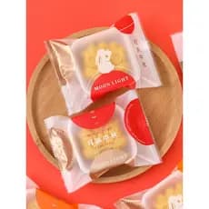 Saco de embalagem Mooncake Suporte de fita de vedação para máquina Festival do meio do outono Pele de neve Estilo canton