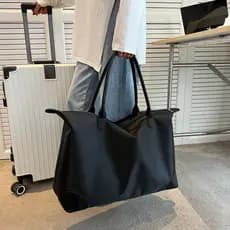 Bolsa de viagem portátil de grande capacidade, versão coreana, cor sólida, viagem de negócios, bagagem, armazenamento, e