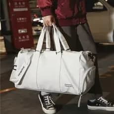 Bolsa de viagem de curta distância, posição independente de sapato, bolsa de ginástica feminina, bolsa de treinamento es
