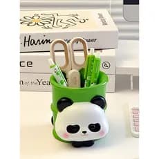 Criativo bonito Panda caneta titular ornamentos escritório local de trabalho decorações estabilidade emocional presentes