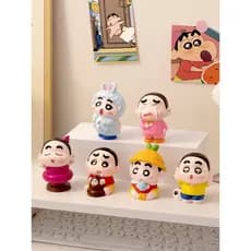 Crayon Shin-Chan mercadoria Desktop ornamentos criativos escritório local de trabalho decoração descompressão cura coisa