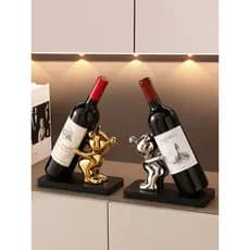 Urso violento Rack de vinho decoração luz luxo High-End sala de estar armário de vinho jantar armário lateral decorações