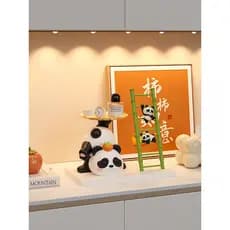 Panda chave armazenamento entrada ornamentos decorações entrada porta prateleira sala de estar Housewarming nova casa pr