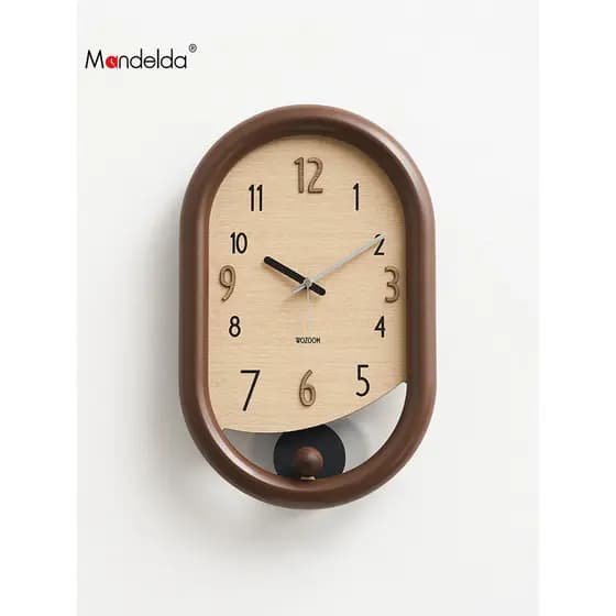 Full Deda sem perfuração estilo Medieval relógio de parede sala de estar moderno simples sala de jantar 2026 novo estilo