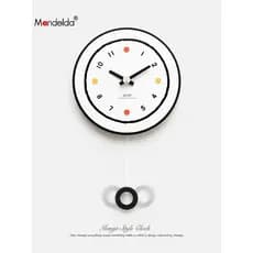 Relógio de parede de luxo com luz nórdica simples, sem perfuração, moda, decoração de parede, sala de estar, relógio mud