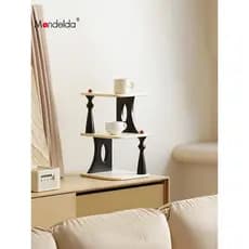 Enfeites de armazenamento de chave de entrada completa sala de estar estilo creme suporte de copo de mesa decorações de