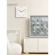 EMITDOOG Marca Coreana Quadrado Simples Relógio de Parede Sala de estar Relógio de Parede Moda Criativa Decoração Domést