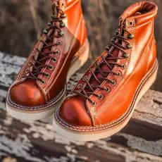 Ami cáqui rosto curto botas gerais paraquedista botas americanas Retro Martin botas masculinas dedo do pé redondo botas