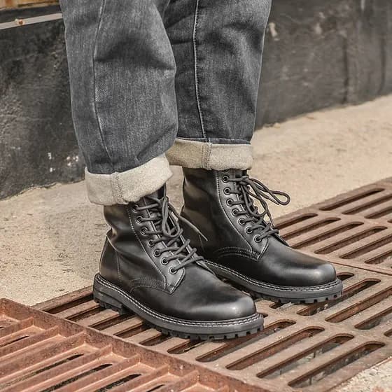 Primavera outono Retro oito buracos de sola grossa 1460 Martin botas homens mulheres casal botas gerais estilo britânico