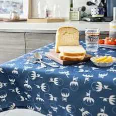 Toalha de mesa de linho de algodão tecido pequeno fresco pequeno toalha de mesa Oval tamanho pequeno tecido influenciado