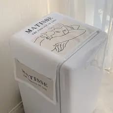 Máquina de lavar geladeira de porta dupla totalmente automática Capa à prova d'água Capa de tecido Toalha Capa de gelade