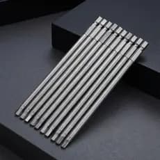S2 liga de aço 100-300MM longo estendido hexágono soquete chave de fenda bit elétrico hexágono soquete bit