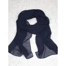 Masculino feminino seda fina amoreira seda clássico liso azul marinho retangular cachecol de seda lenço gaze protetor so