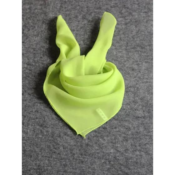 Masculino feminino fino seda Natural George cor Nude maçã verde pequeno lenço quadrado lenço de seda cachecol cabeça ace