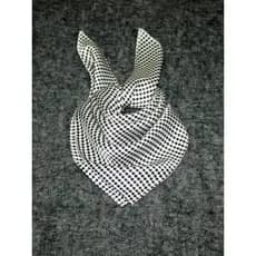 Clássico Houndstooth xadrez masculino feminino cetim de seda Natural seda amoreira pequeno/chinês lenço quadrado lenço