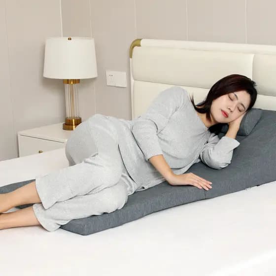Almofada de cabeceira Anti-refluxo cama para idosos estômago tubo de comida almofada de inclinação pós-operatório triâng