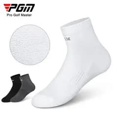 Meias masculinas de golfe PGM meias com fundo de toalha macia meias esportivas elásticas confortáveis 5 pares meias curt