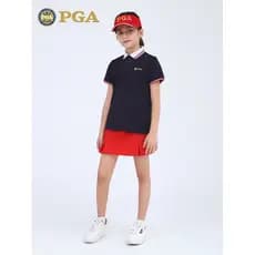 Americano PGA duas peças 50% de desconto crianças roupas de golfe meninas roupas verão juventude terno camiseta de manga