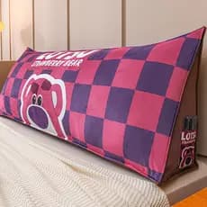 Disney almofada de cabeceira grande encosto fixável sofá cabeceira travesseiro cama Tatami saco macio crianças almofada