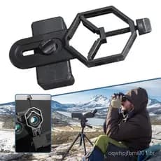 Adaptador Universal De Suporte Montagem De Telefone Móvel Para Telescópio Spotting Scope
