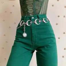 Cinto De Corrente Feminino Ajustável Boêmio Borla Alça De Cintura Para Vestidos E Joias Femininas