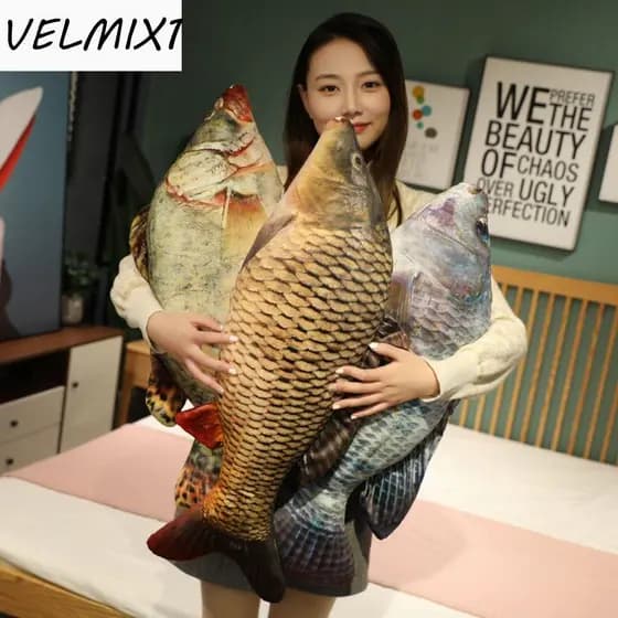 VELMIX1 Simulação Peixe Brinquedos De Pelúcia , Dos Desenhos Animados Recheado Boneca ,