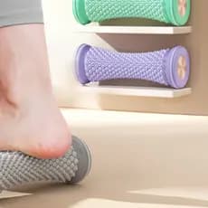 Rolo De Massagem Para Relaxamento De Pernas Musculares Com Roda De Fáscia Plantar Esportes De Ioga