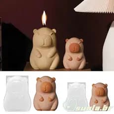 SUNL Molde Silicone Resina Arte Moldes Artesanato Forma Capivara Único Ornamento Textura Para Argila