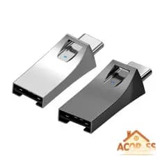 ACO * Leitor Cartão USB A Liga Velocidade Rápida Type C Suporta Cartões Microed TF Para 2 Tb