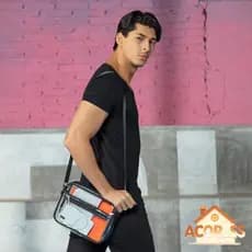 ACO * Bolsa Crossbody Alça Única PVC À Prova D Compartimento Espaçoso, Adequada Para Compras E Deslocame