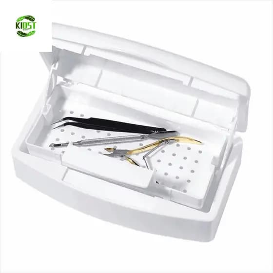 Bandeja Esterilizadora De Unhas KIDST , Caixa De Armazenamento , Esterilização Desinfecção Limpa , Segura