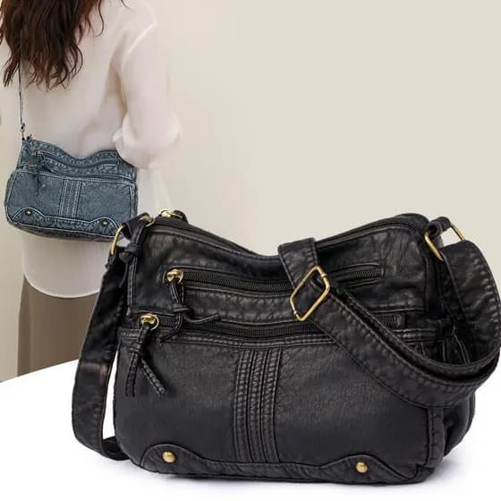 Bolsa de axilas de grande capacidade feminina 2025 novo estilo High-End nicho francês sacola Retro ombro saco do mensage