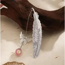 Bookmark Book Clip Pretty Metal Bookmark, 1 Piece, Silver
