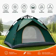 Barraca Camping De 4 Pessoas A Prova D'agua Dois Andares cabana de acampamento210*200*135cm