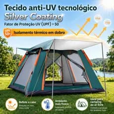 Barraca Camping Acampamento 4/5 Pessoas Automatica barraca de acampamento PortáTil Para Piquenique Ar Livre à Prova De