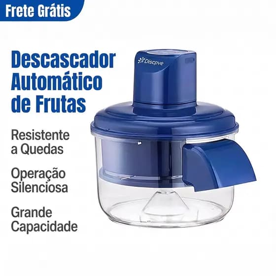 Descascador Elétrico para Uvas Tomates Alho Variadas Frutas Limpeza Rápida Cozinha