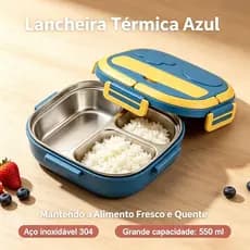 Lancheira Térmica Dividida Em Aço Inoxidável 304 Sem BPA À Prova De Vazamentos Para Crianças , Escola E Trabalho